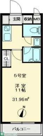 エム・ステージ白磁楼の物件間取画像